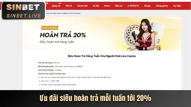 Hoàn trả hàng tuần tại 12bet trang chủ nhà cái cá cược uy tín